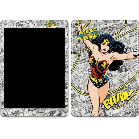 DC Comics Wonder Woman Classic Action Pose Apple iPad Skin