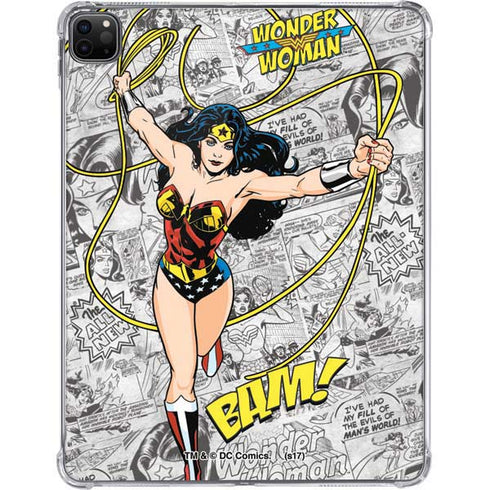 DC Comics Wonder Woman Classic Action Pose iPad Pro 11in (2024) Clear Case