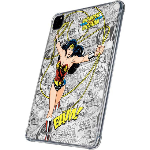 DC Comics Wonder Woman Classic Action Pose iPad Pro 11in (2024) Clear Case