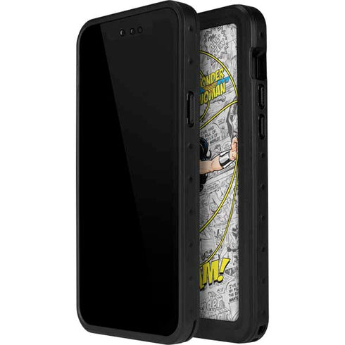 DC Comics Wonder Woman Classic Action Pose iPhone 15 Plus Waterproof Case