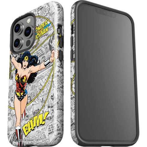 DC Comics Wonder Woman Classic Action Pose iPhone 15 Pro Impact Case