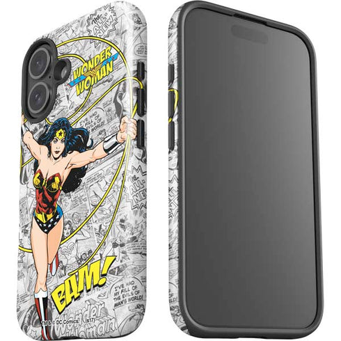 DC Comics Wonder Woman Classic Action Pose iPhone 16 Plus Impact Case