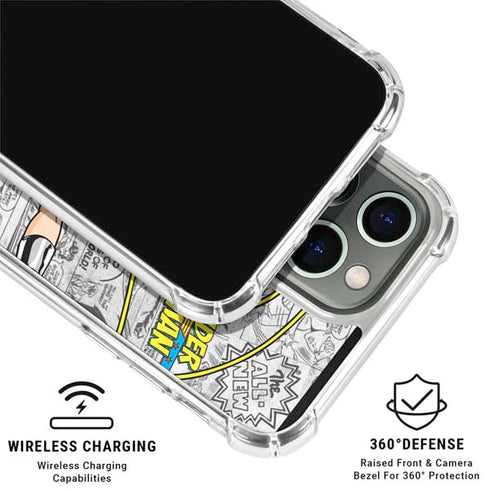 DC Comics Wonder Woman Classic Action Pose iPhone 16 Pro Clear Case