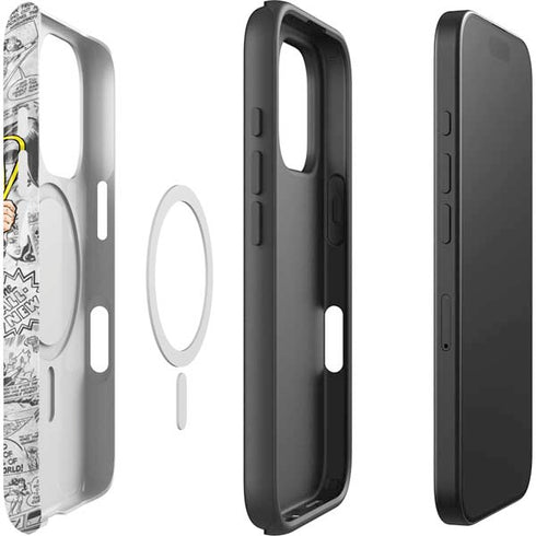 DC Comics Wonder Woman Classic Action Pose iPhone 16 Pro Magsafe Impact Case