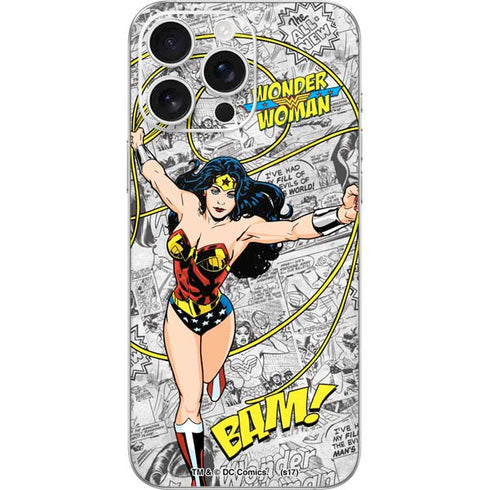 DC Comics Wonder Woman Classic Action Pose iPhone 16 Pro Max Skin