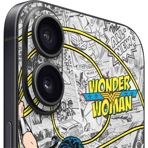 DC Comics Wonder Woman Classic Action Pose iPhone 16 Skin