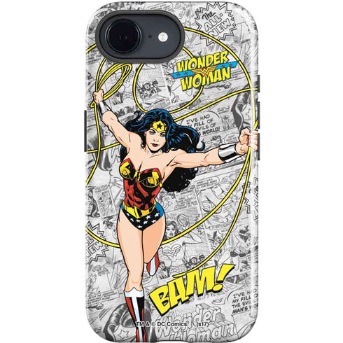 DC Comics Wonder Woman Classic Action Pose iPhone 16e Impact Case