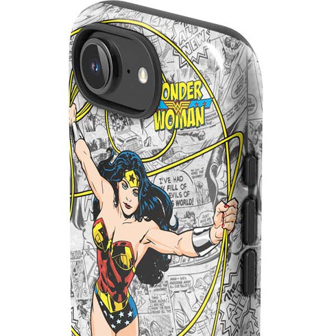 DC Comics Wonder Woman Classic Action Pose iPhone 16e Impact Case