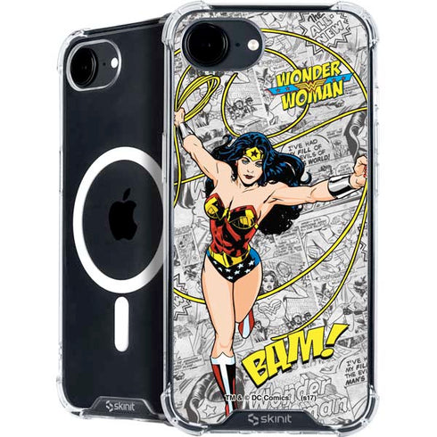 DC Comics Wonder Woman Classic Action Pose iPhone 16e MagSafe Case