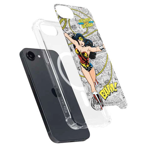 DC Comics Wonder Woman Classic Action Pose iPhone 16e MagSafe Case