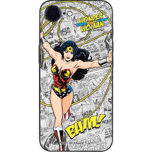 DC Comics Wonder Woman Classic Action Pose iPhone 16e Skin
