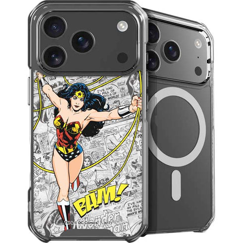 DC Comics Wonder Woman Classic Action Pose iPhone 18 Pro MagSafe Case