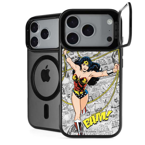 DC Comics Wonder Woman Classic Action Pose iPhone 18 Pro Max Kickstand Case
