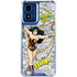 DC Comics Wonder Woman Classic Action Pose Moto G Play 4G (2024) Clear Case