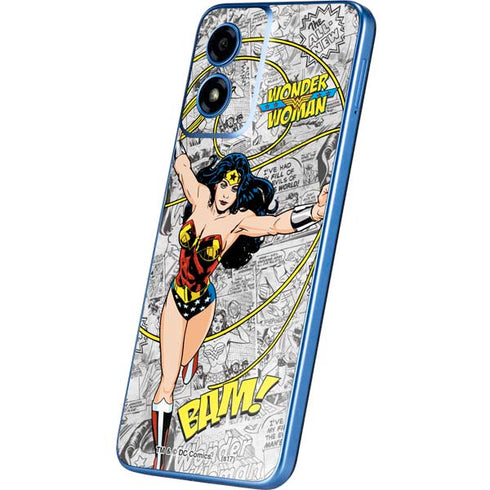 DC Comics Wonder Woman Classic Action Pose Moto G Play 4G (2024) Skin
