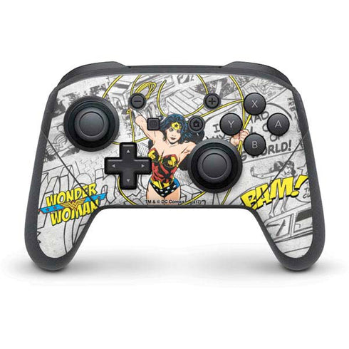 DC Comics Wonder Woman Classic Action Pose Nintendo Skins