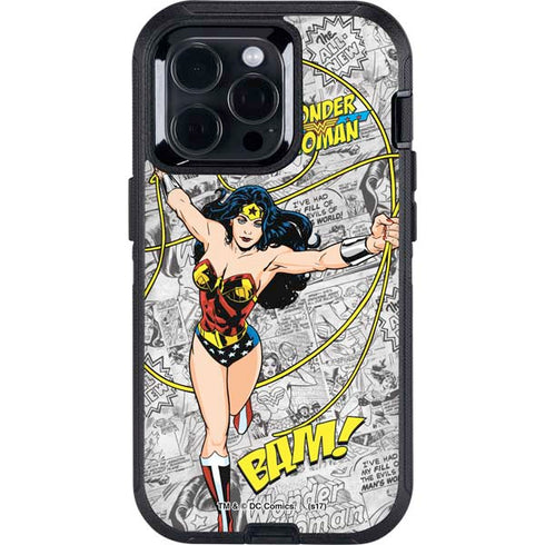 DC Comics Wonder Woman Classic Action Pose Otterbox Defender iPhone Skin