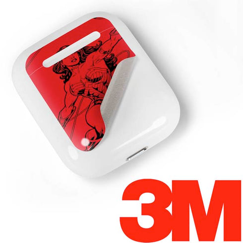 DC Comics Wonder Woman Comic Pop Apple AirPods Skin