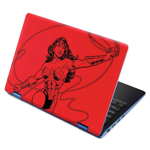 DC Comics Wonder Woman Comic Pop Aspire R11 11.6in Skin