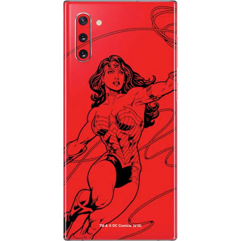 DC Comics Wonder Woman Comic Pop Galaxy Note 10 Skin