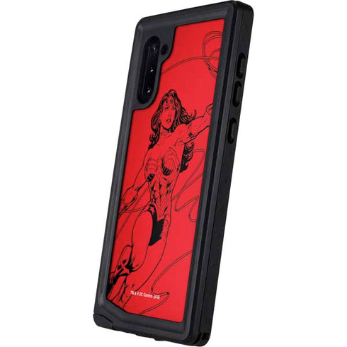 DC Comics Wonder Woman Comic Pop Galaxy Note 10 Waterproof Case