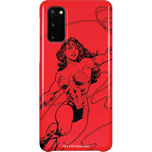 DC Comics Wonder Woman Comic Pop Galaxy S20 Lite Case