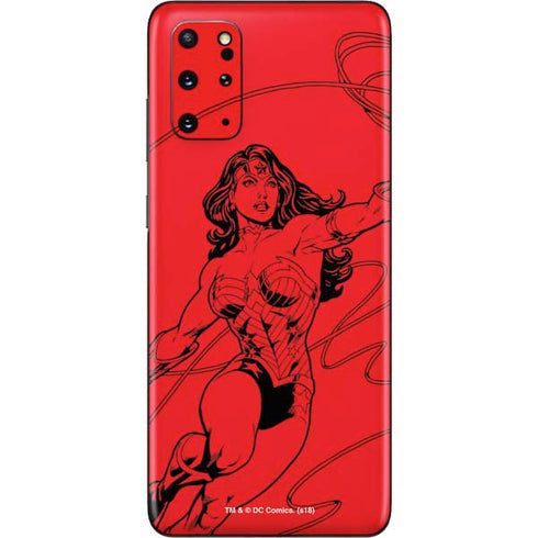 DC Comics Wonder Woman Comic Pop Galaxy S20 Plus Skin