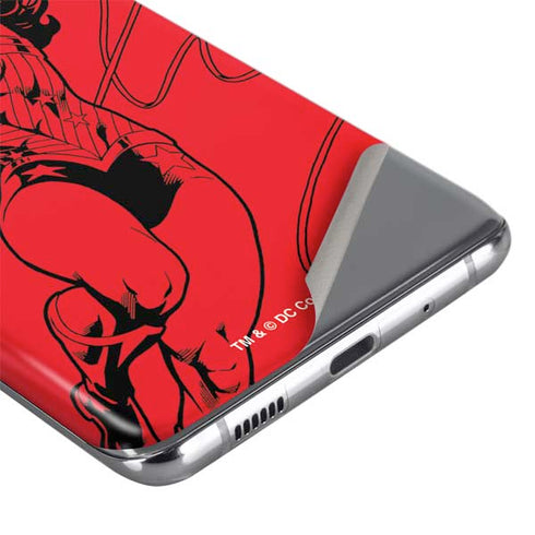 DC Comics Wonder Woman Comic Pop Galaxy S20 Plus Skin