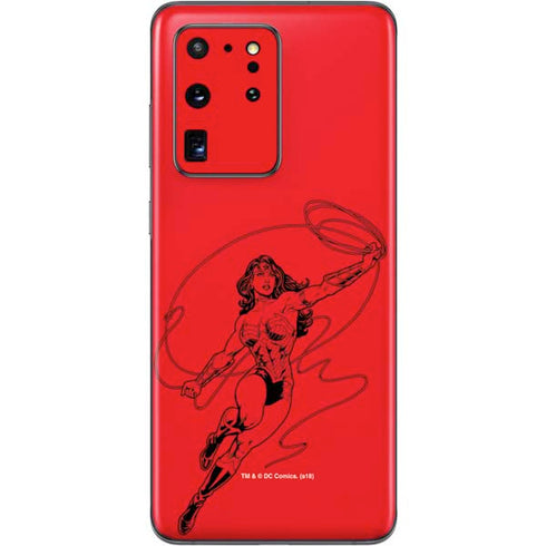 DC Comics Wonder Woman Comic Pop Galaxy S20 Ultra 5G Skin