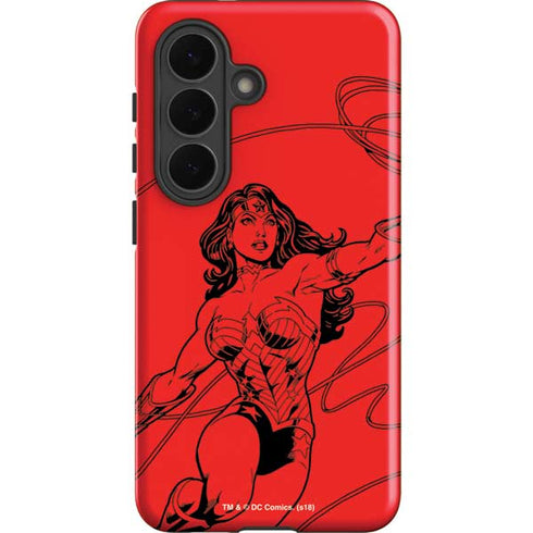 DC Comics Wonder Woman Comic Pop Galaxy S26 Plus Impact Case