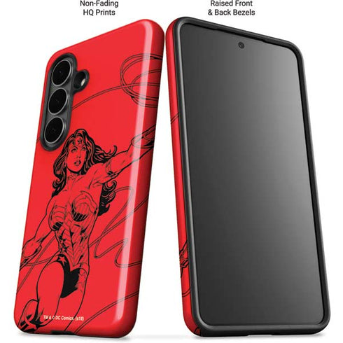 DC Comics Wonder Woman Comic Pop Galaxy S26 Plus Impact Case