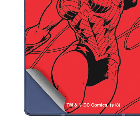 DC Comics Wonder Woman Comic Pop Galaxy Z Fold6 Skin