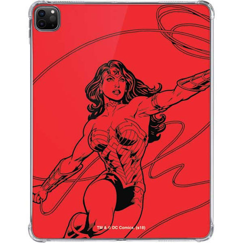DC Comics Wonder Woman Comic Pop iPad Pro 11in (2024) Clear Case