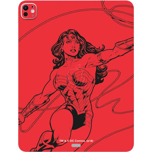 DC Comics Wonder Woman Comic Pop iPad Pro 13in M4 (2024) Skin