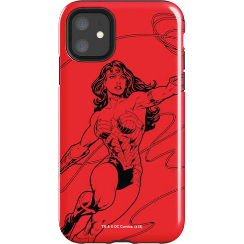 DC Comics Wonder Woman Comic Pop iPhone 11 Impact Case