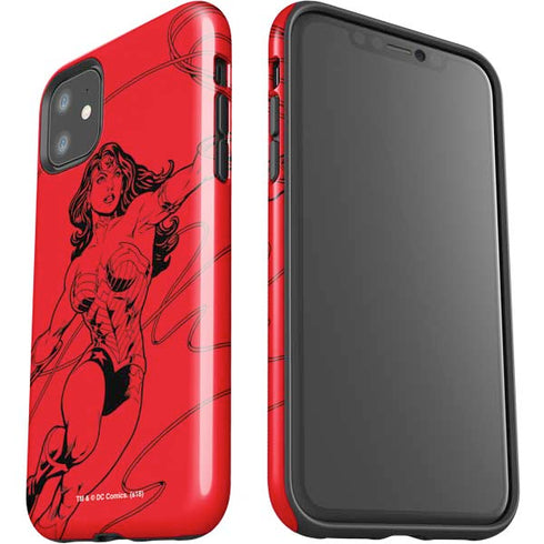 DC Comics Wonder Woman Comic Pop iPhone 11 Impact Case