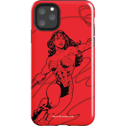 DC Comics Wonder Woman Comic Pop iPhone Cases