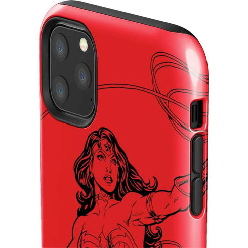 DC Comics Wonder Woman Comic Pop iPhone 11 Pro Max Impact Case