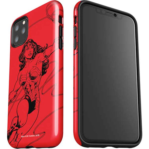 DC Comics Wonder Woman Comic Pop iPhone 11 Pro Max Impact Case