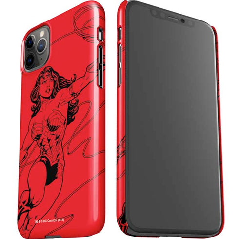 DC Comics Wonder Woman Comic Pop iPhone 11 Pro Max Lite Case