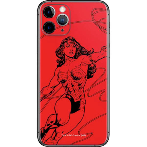 DC Comics Wonder Woman Comic Pop iPhone 11 Pro Skin