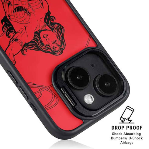 DC Comics Wonder Woman Comic Pop iPhone 13 Kickstand Case