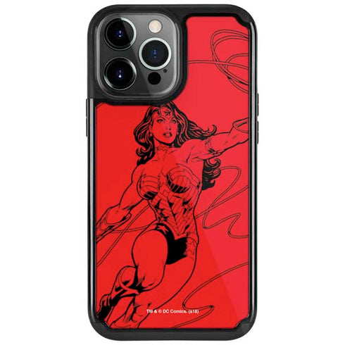 DC Comics Wonder Woman Comic Pop iPhone Cases