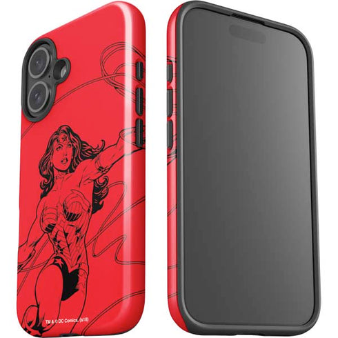 DC Comics Wonder Woman Comic Pop iPhone 16 Impact Case