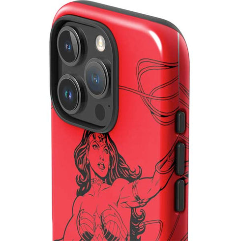DC Comics Wonder Woman Comic Pop iPhone 16 Pro Impact Case