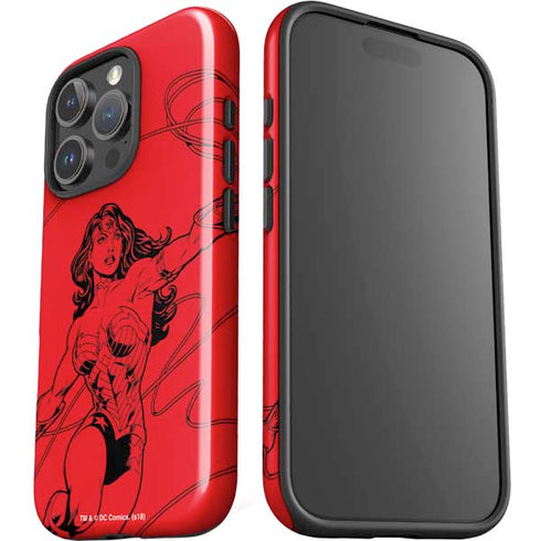 DC Comics Wonder Woman Comic Pop iPhone 16 Pro Impact Case