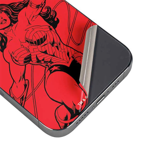 DC Comics Wonder Woman Comic Pop iPhone 16 Pro Skin