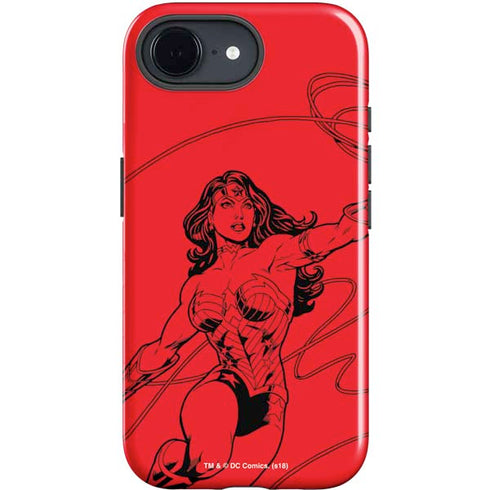 DC Comics Wonder Woman Comic Pop iPhone 16e Impact Case