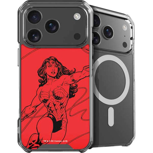 DC Comics Wonder Woman Comic Pop iPhone 18 Pro Max MagSafe Case