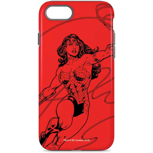 DC Comics Wonder Woman Comic Pop iPhone Cases